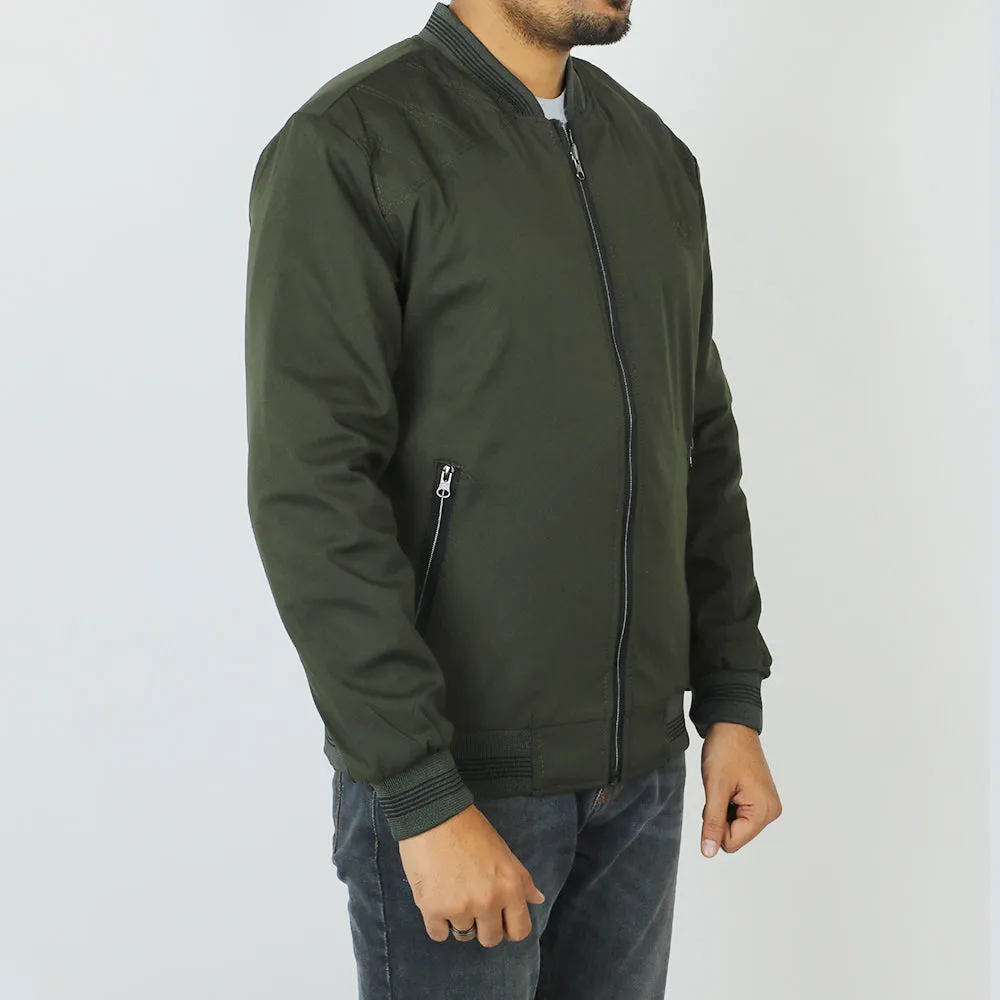 Men's Reversible Jacket - Dark Green