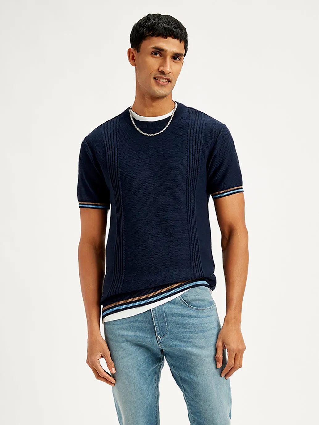 Men's Striped Slim Fit T-Shirt