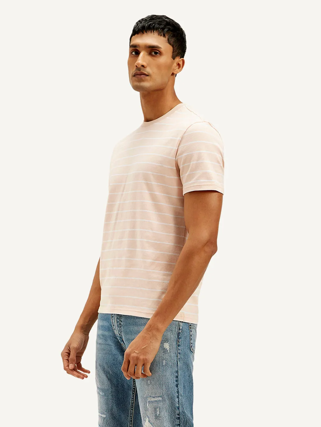 Men's Striped Slim Fit T-shirt