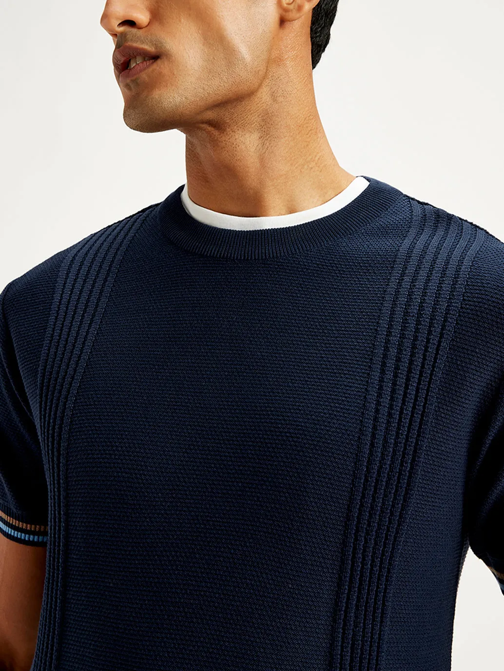 Men's Striped Slim Fit T-Shirt