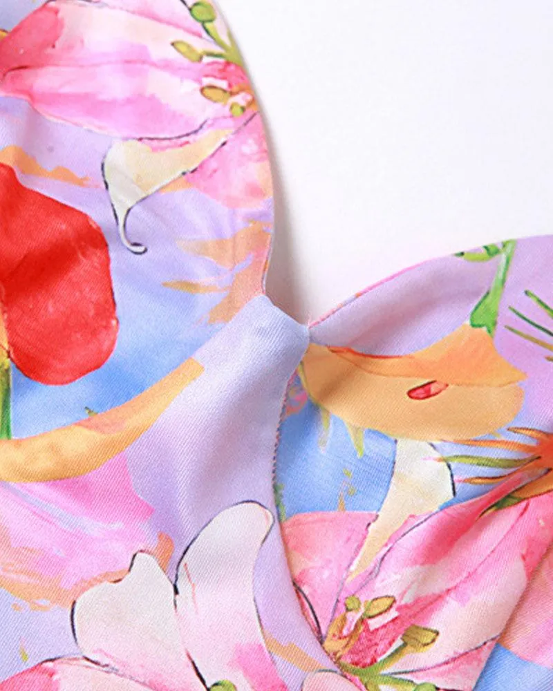 Merimid Floral Cami Mini Dress