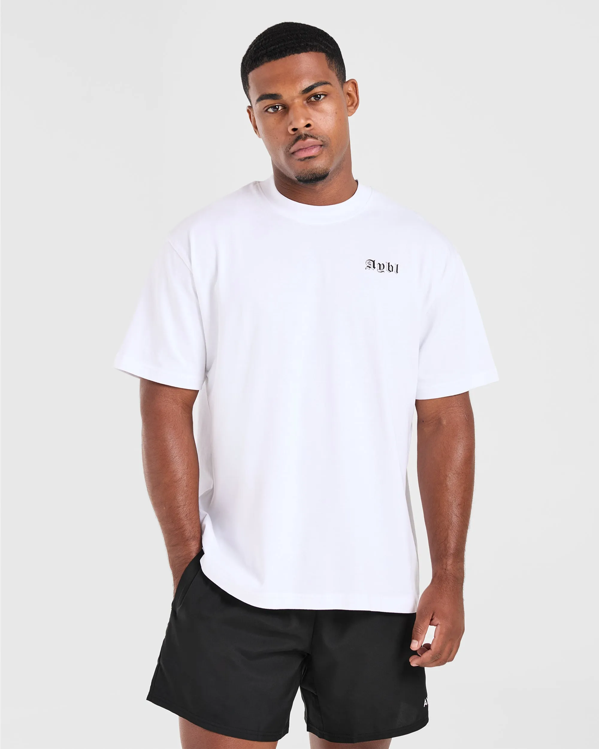 Mind of Steel Oversized T Shirt - White