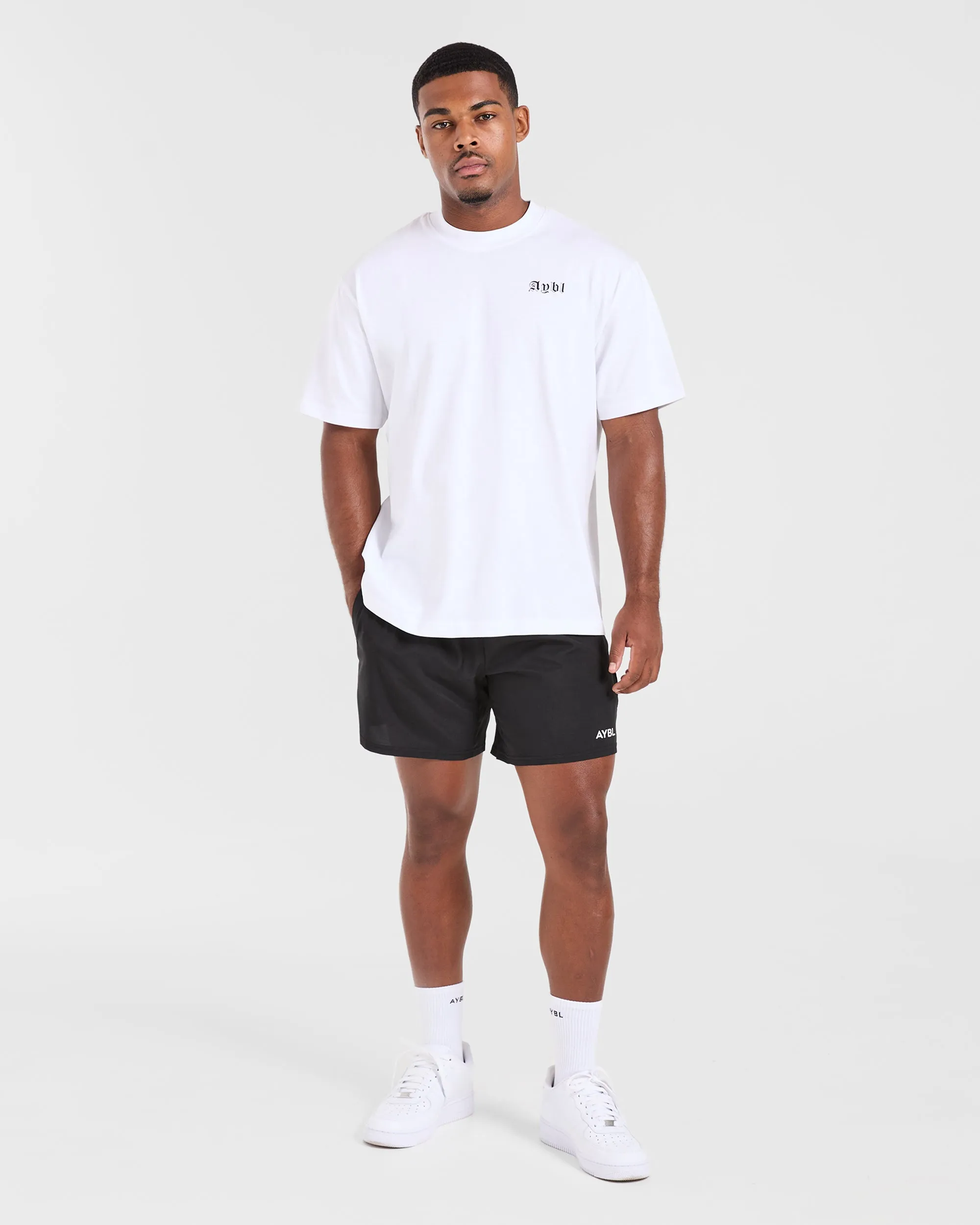 Mind of Steel Oversized T Shirt - White