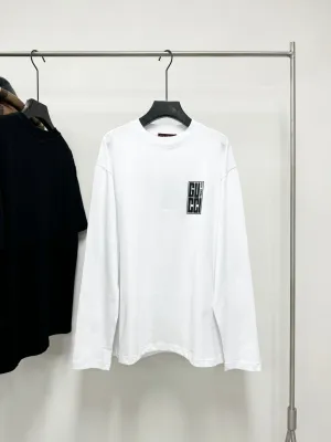 Minimal Luxe Logo Long Sleeve Tee