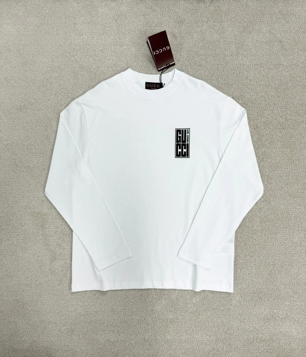 Minimal Luxe Logo Long Sleeve Tee