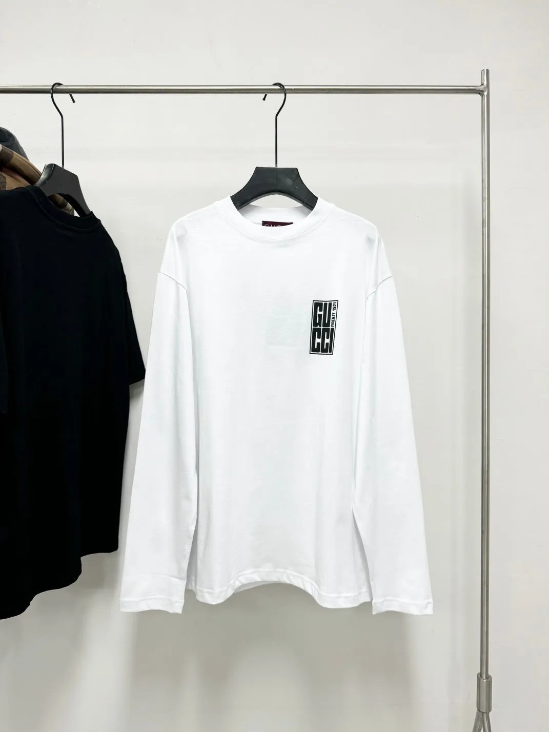 Minimal Luxe Logo Long Sleeve Tee