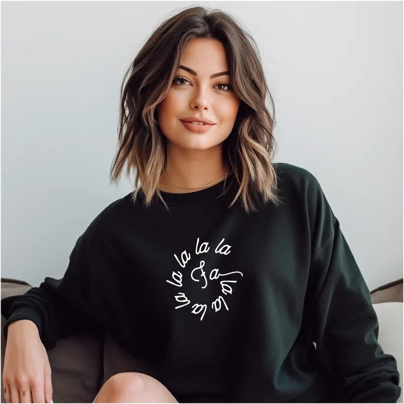 Minimalist Fa La La Christmas Sweatshirt