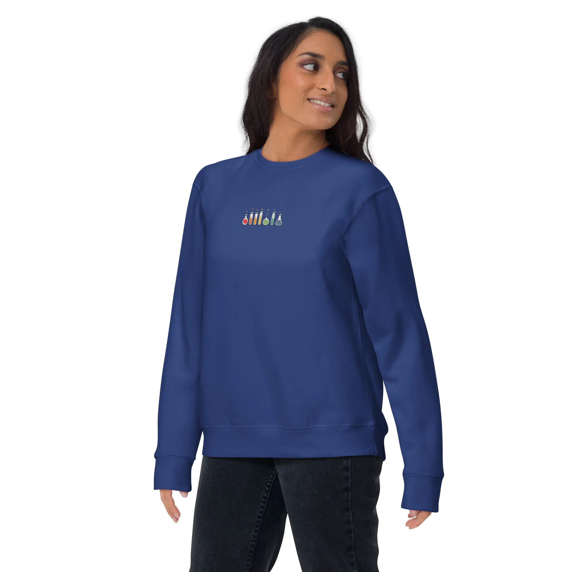 Minimalist Pride Flasks | Unisex Embroidered Sweatshirt