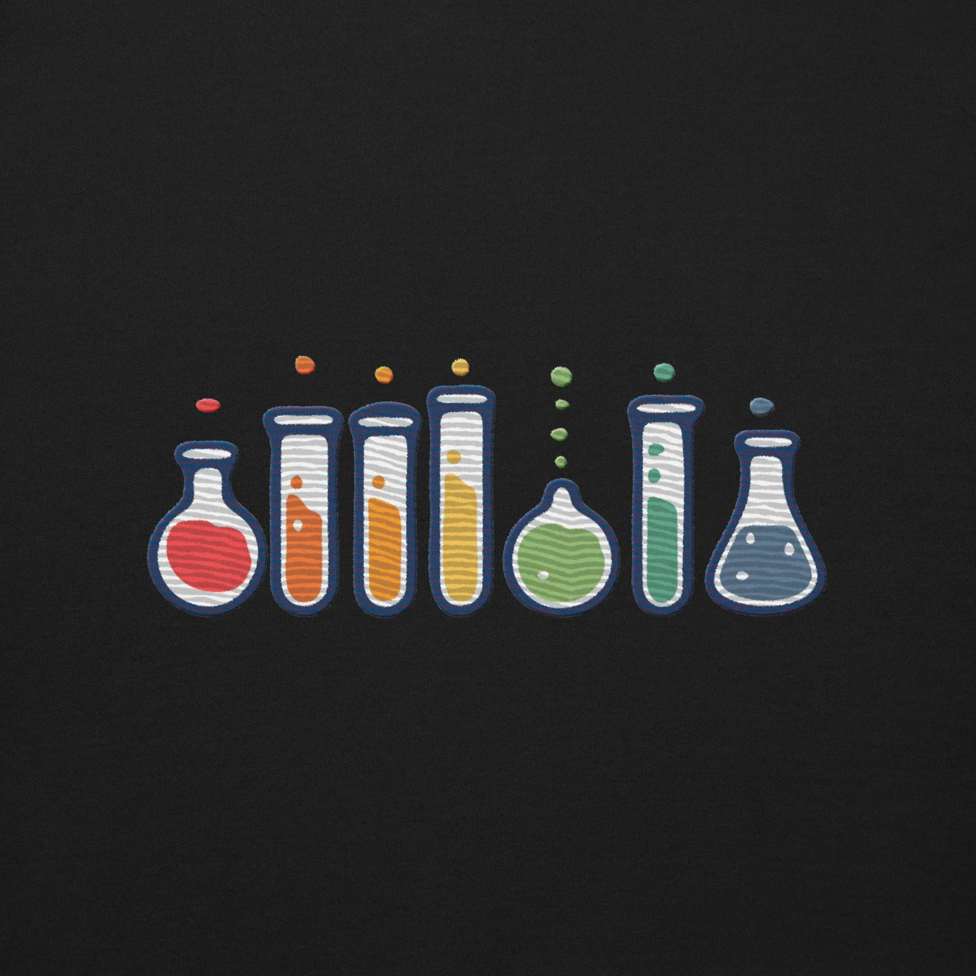 Minimalist Pride Flasks | Unisex Embroidered Sweatshirt