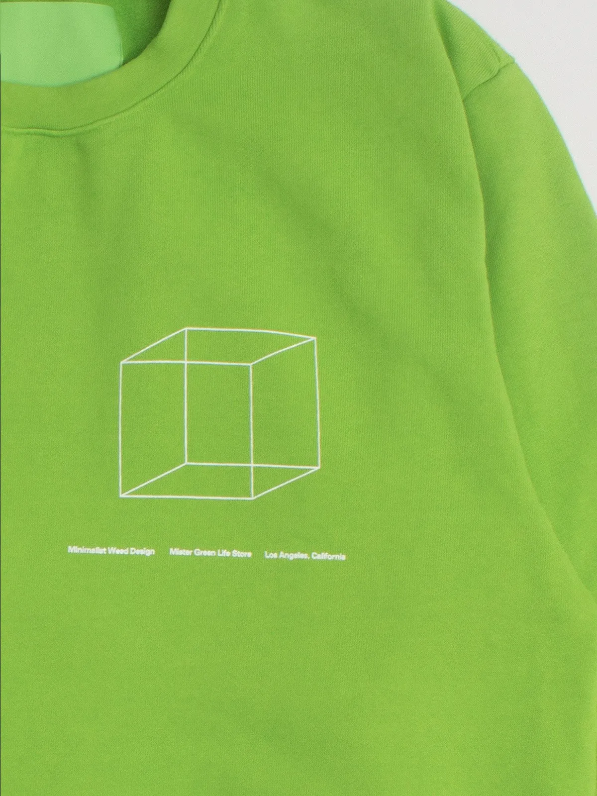 Minimalist Shop Design Crewneck