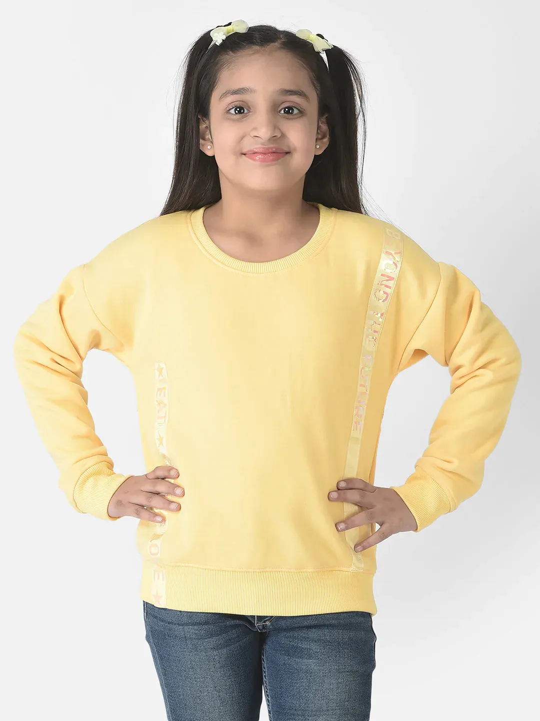 Minimalist Yellow Sweatshirt