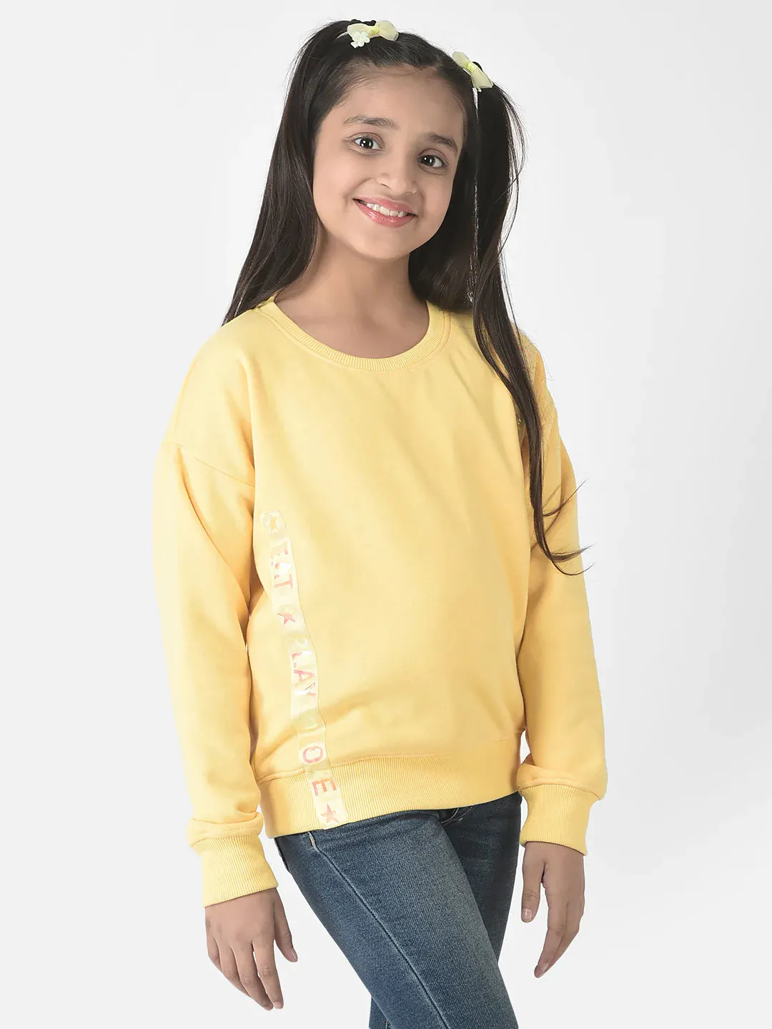 Minimalist Yellow Sweatshirt