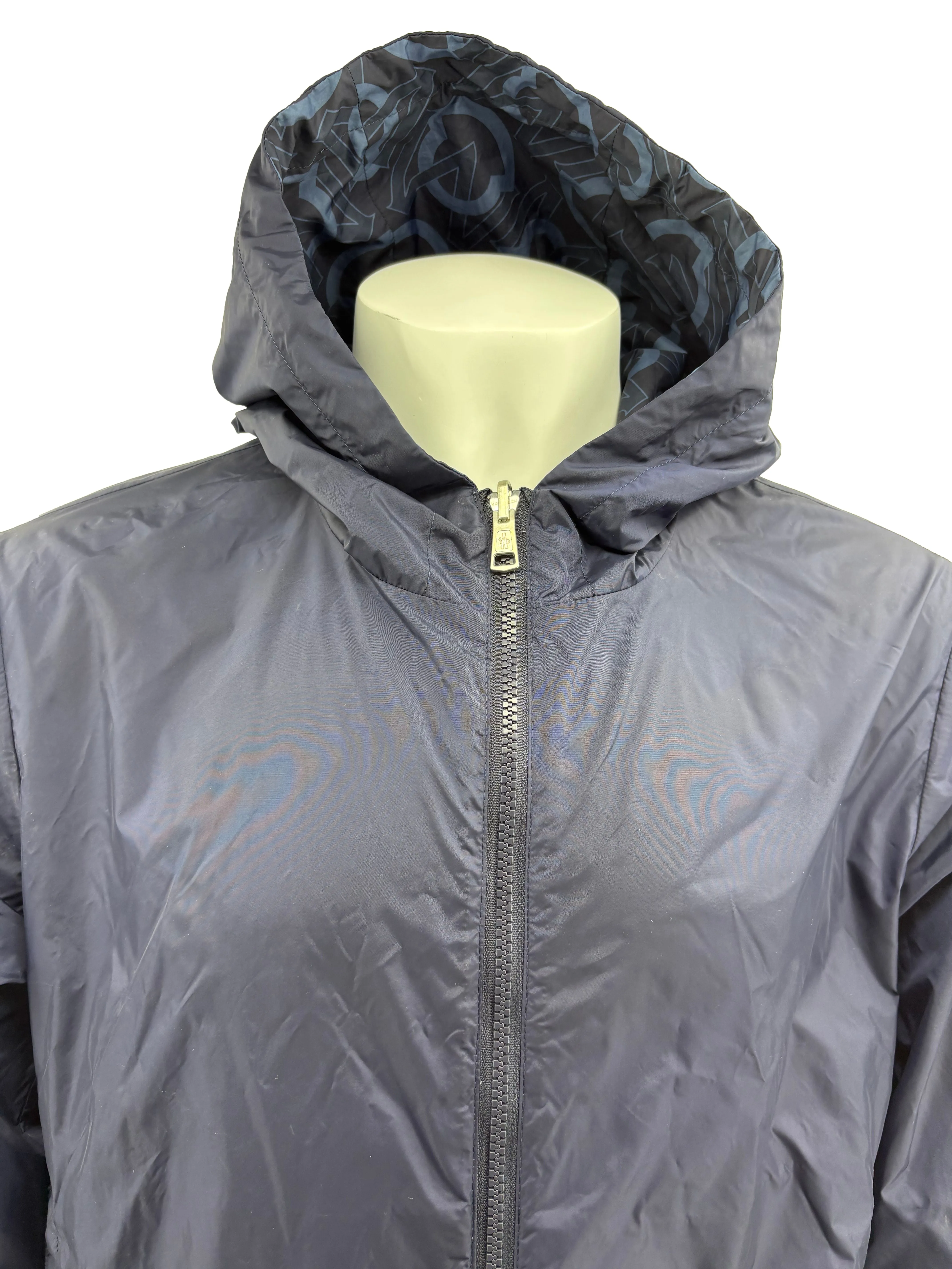 Moncler Logo Cretes Reversible Jacket - Navy