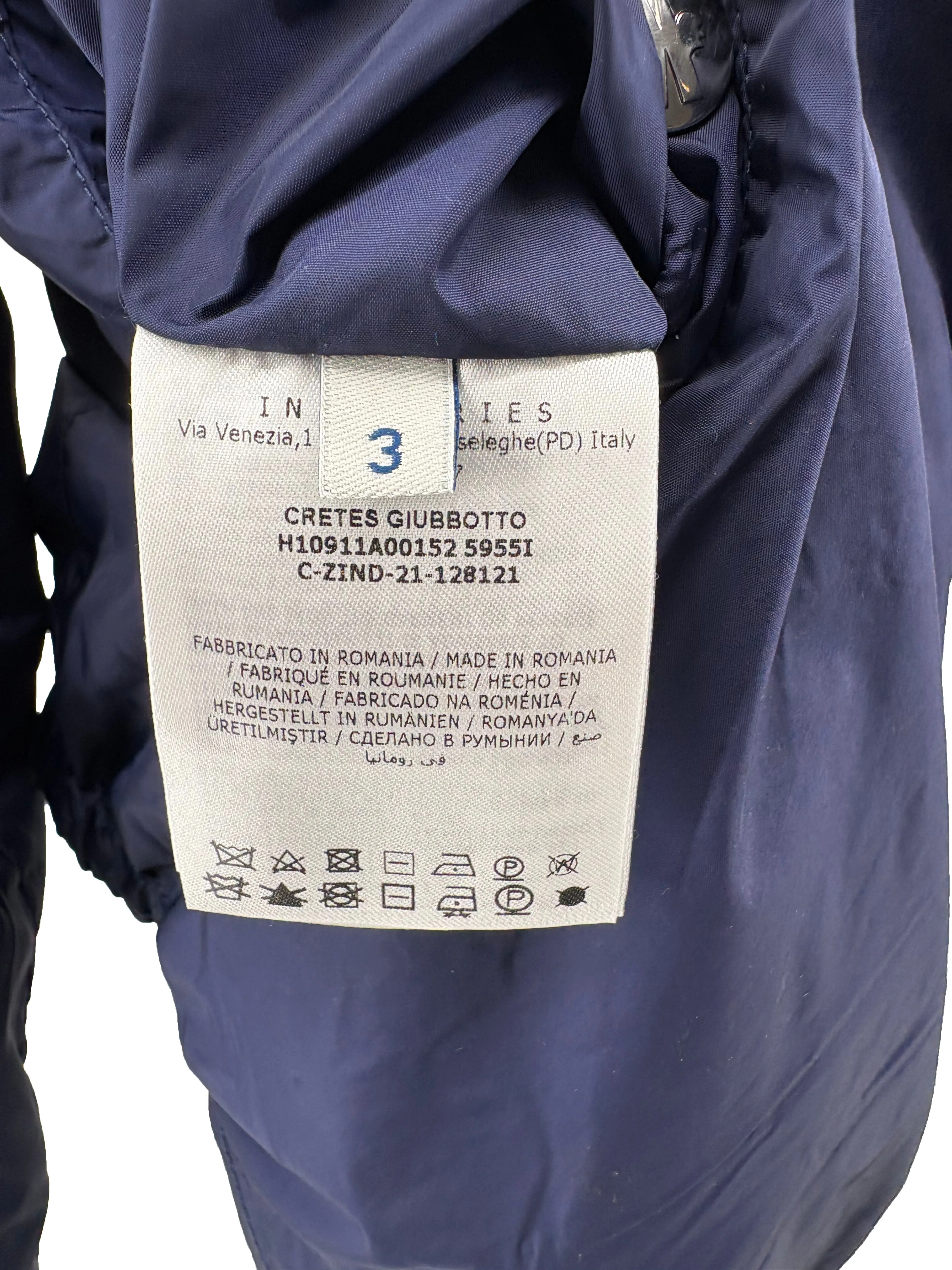 Moncler Logo Cretes Reversible Jacket - Navy