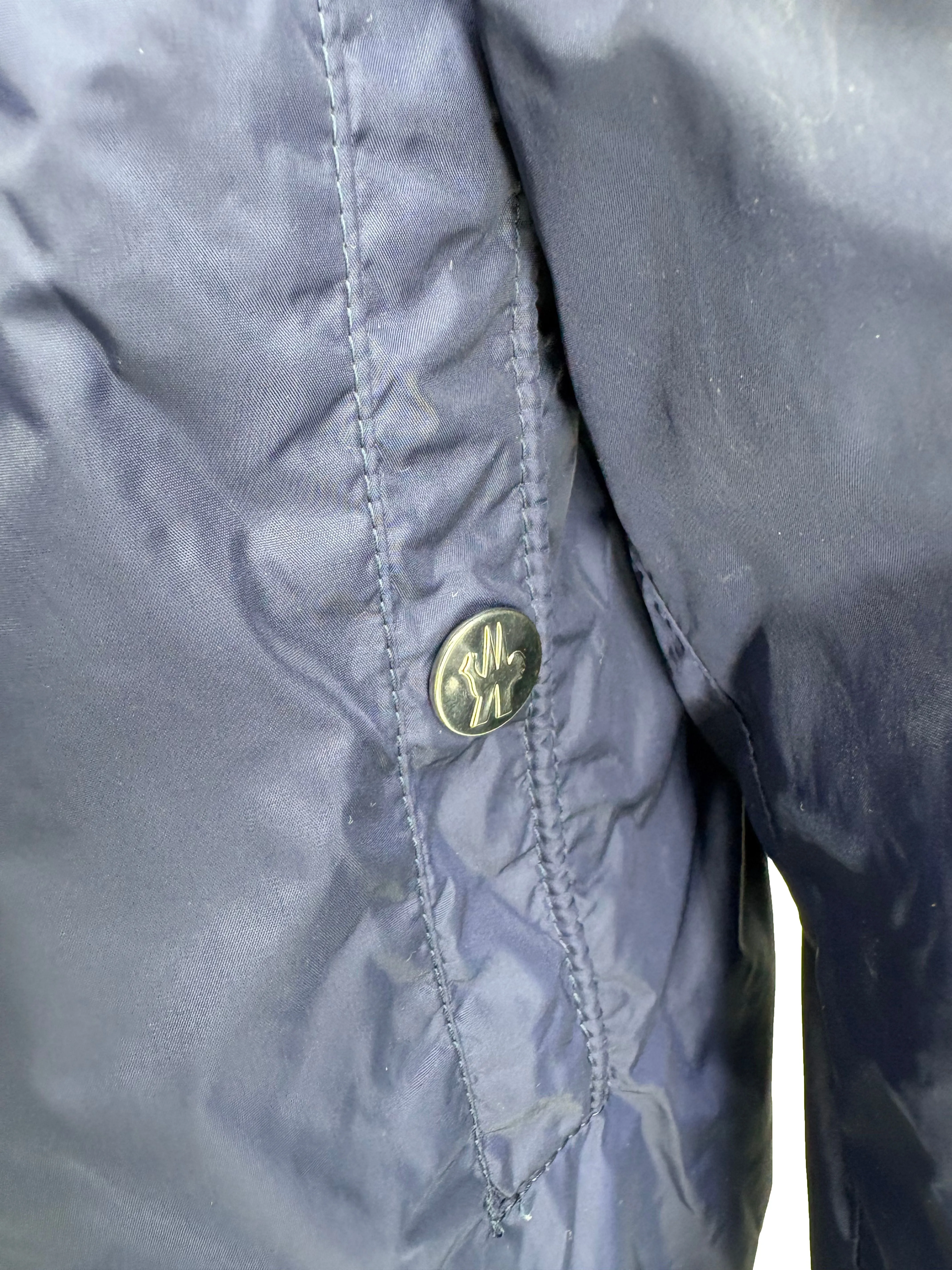 Moncler Logo Cretes Reversible Jacket - Navy