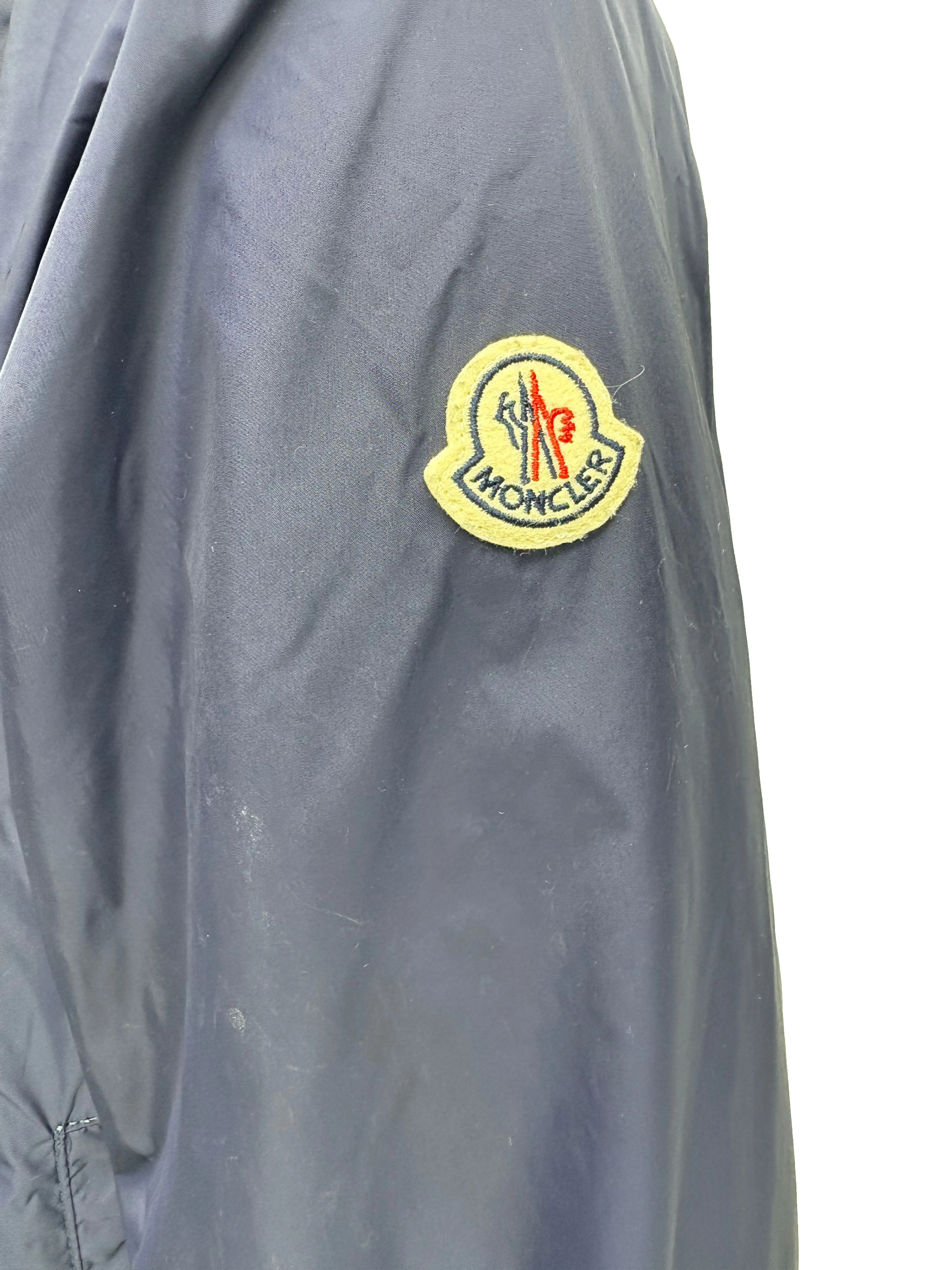 Moncler Logo Cretes Reversible Jacket - Navy