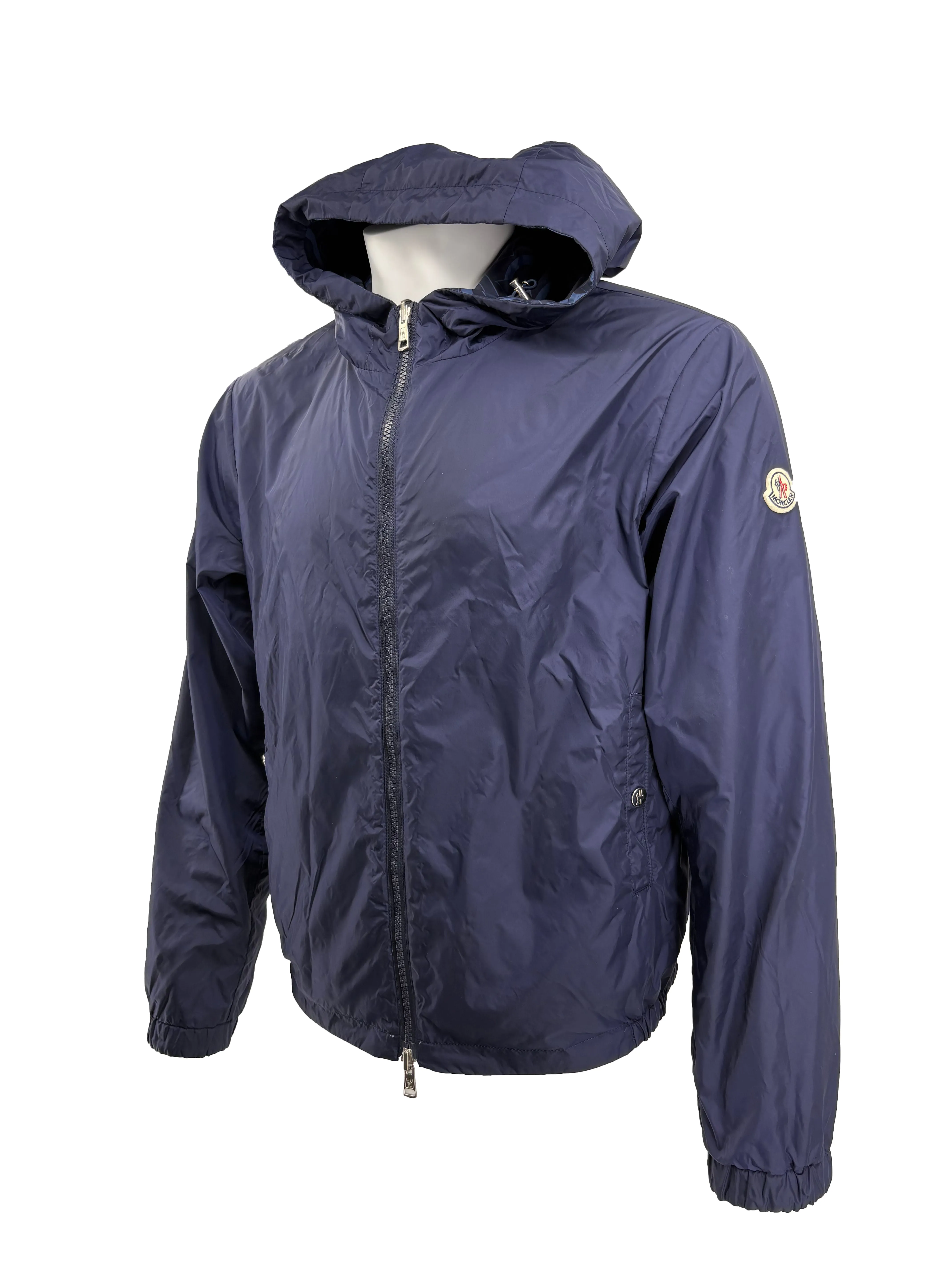 Moncler Logo Cretes Reversible Jacket - Navy