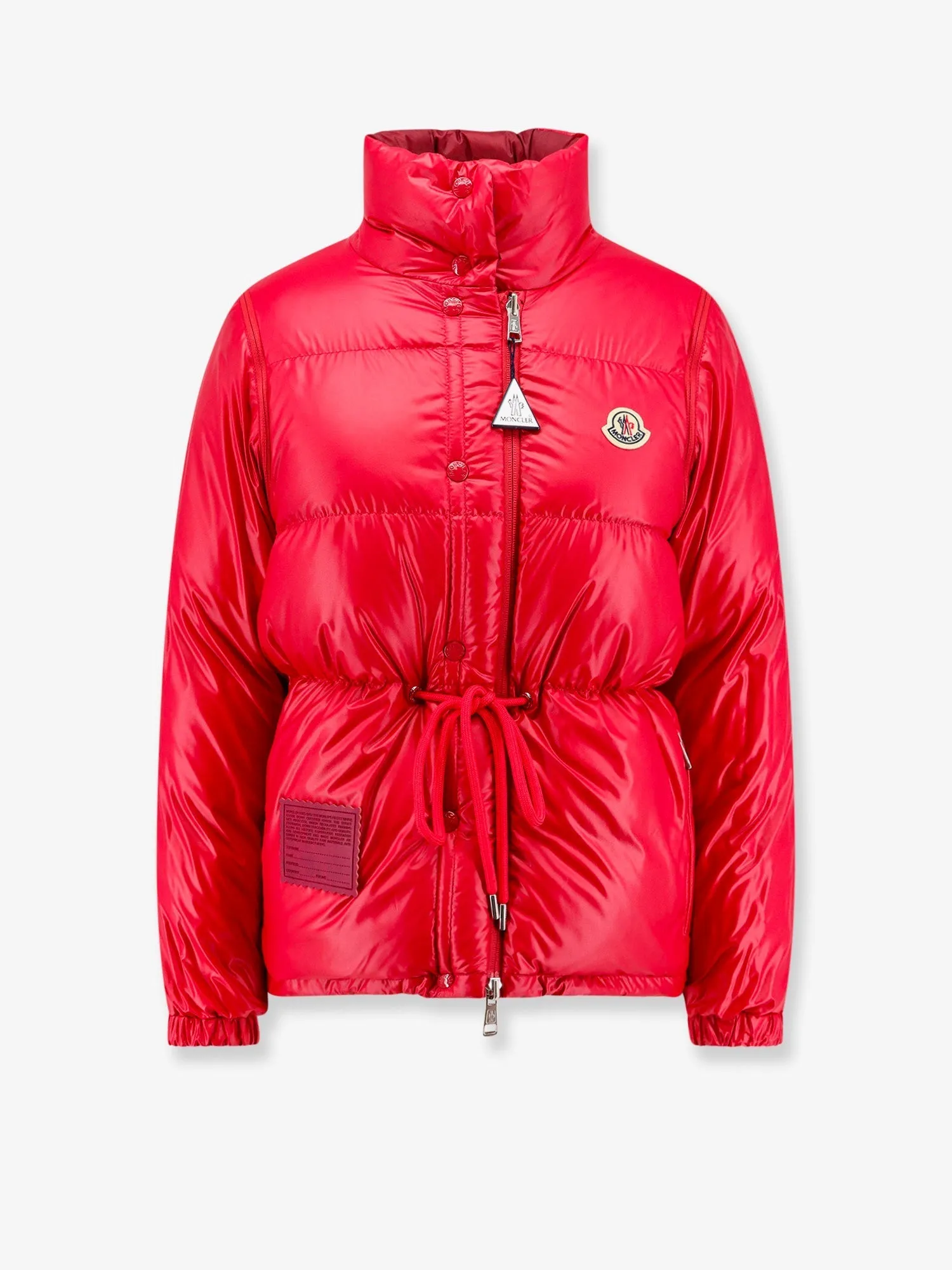Moncler Verone Re/Icon Padded And Quilted Nylon Jacket With Frontal Logo Patch