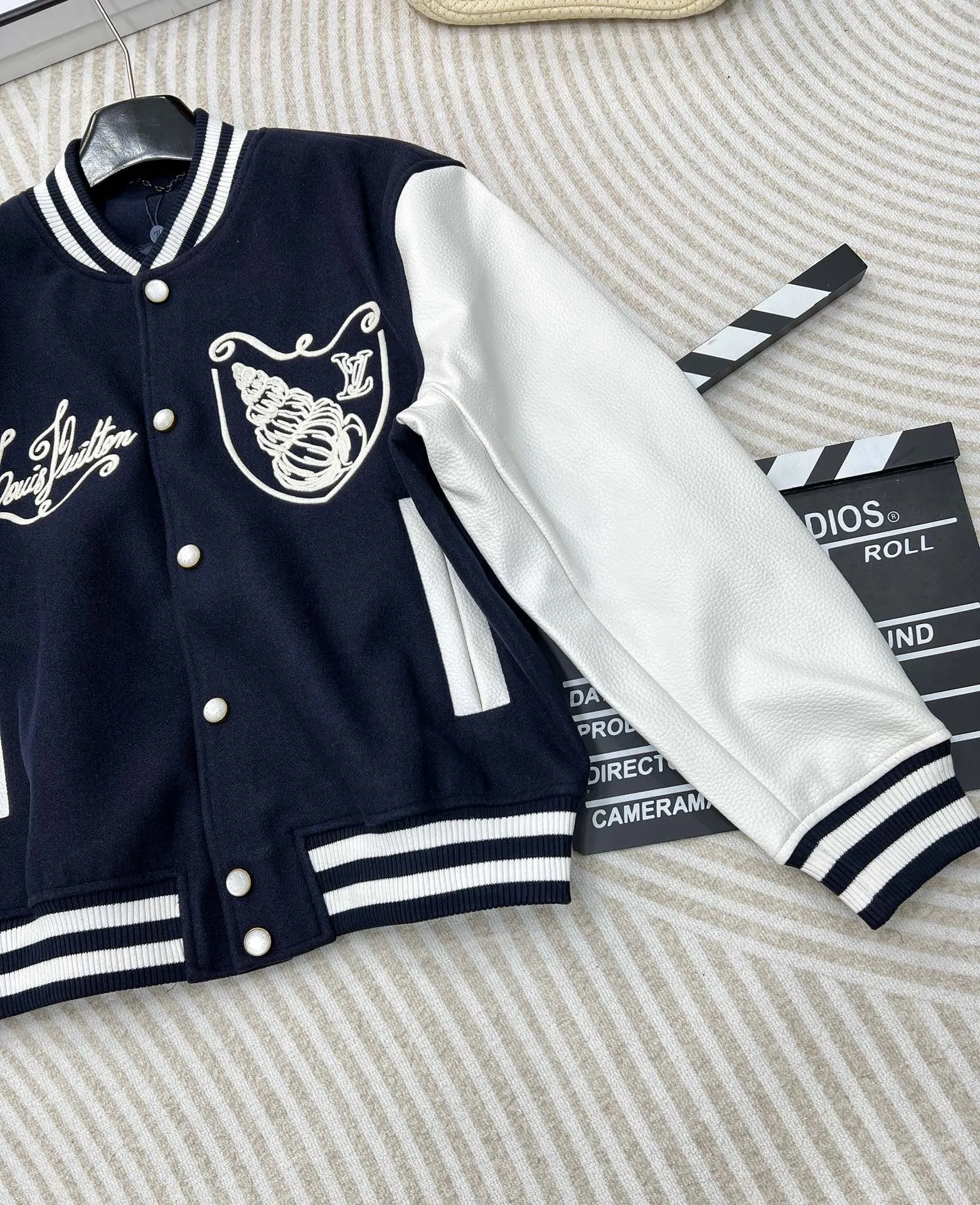 Monogram Crest Varsity Jacket