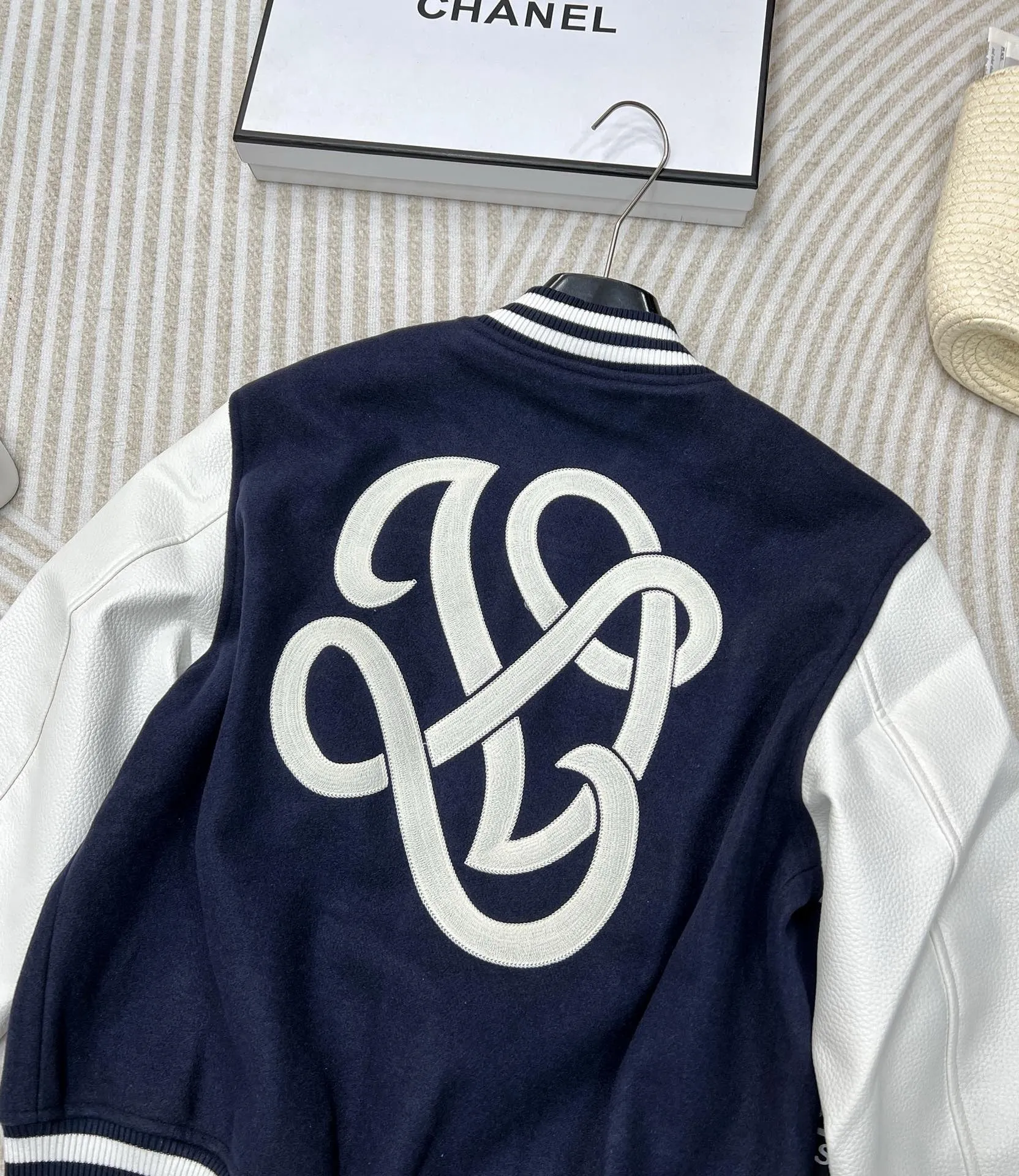 Monogram Crest Varsity Jacket
