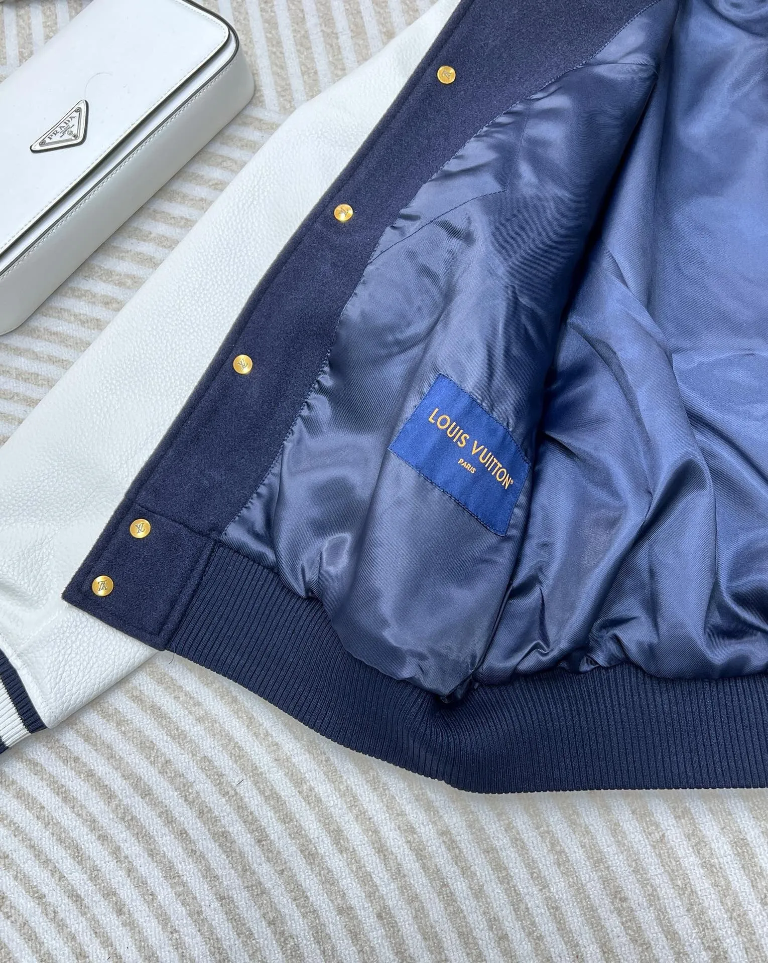 Monogram Crest Varsity Jacket