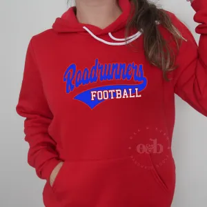 MTO / Roadrunners Football Script, bella canvas sweatshirts
