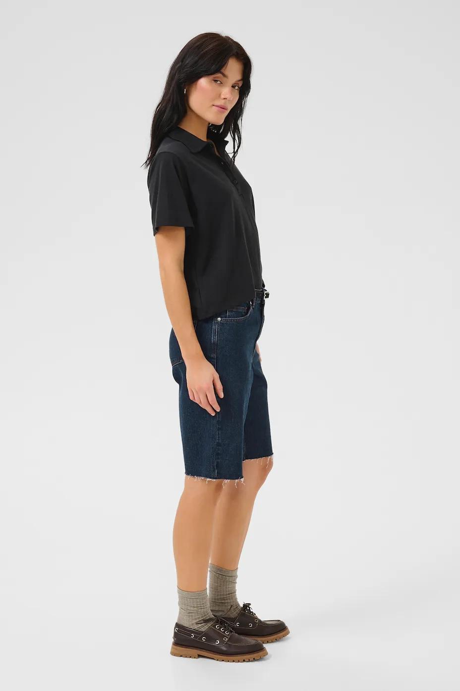 My Essential Wardrobe - Long shorts - Dark blue - LouisMW 139
