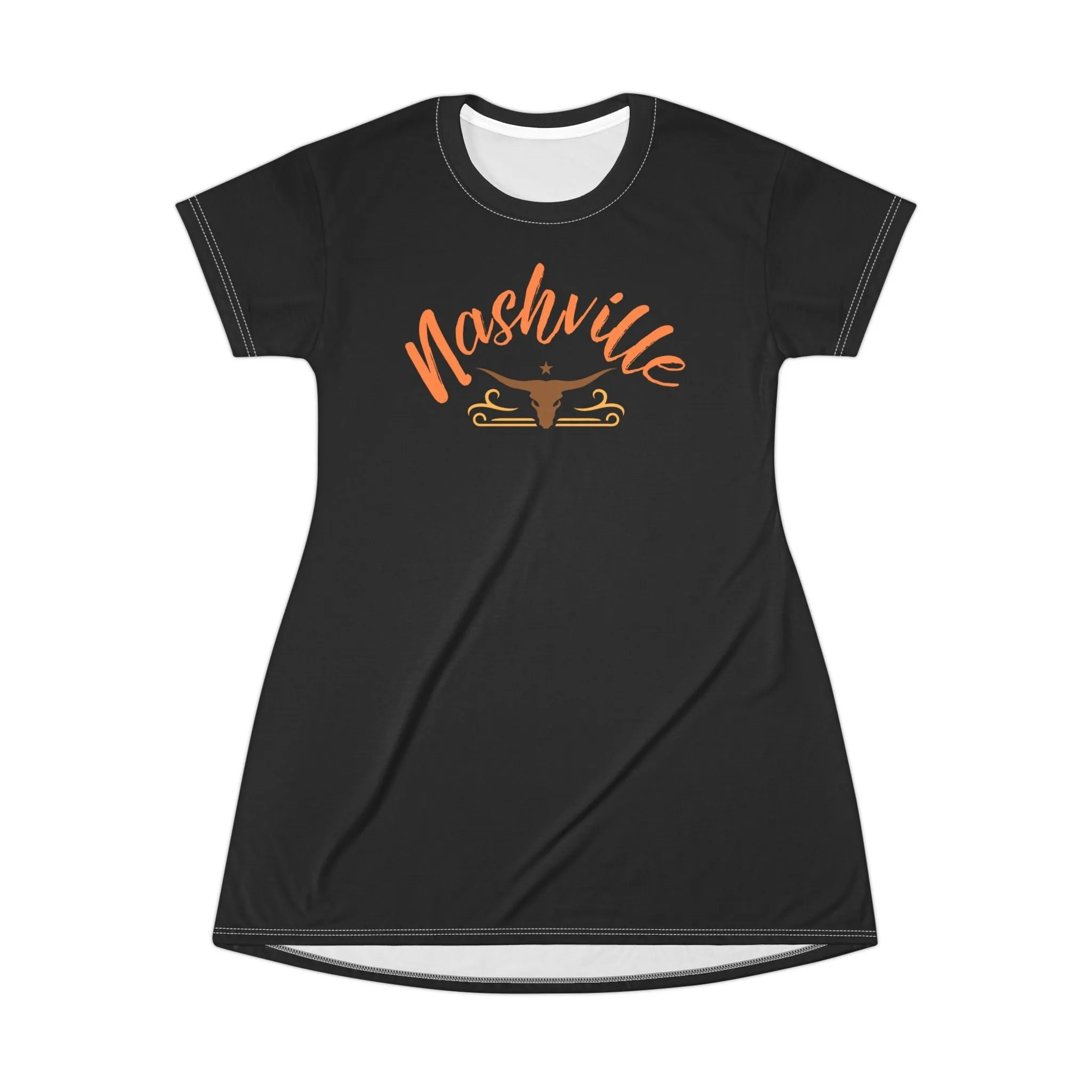 Nashville T-Shirt Dress (AOP)