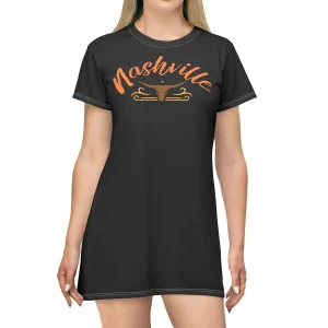 Nashville T-Shirt Dress (AOP)