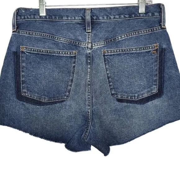 New Madewell The Perfect Jean Short Shadow Pocket Size 29