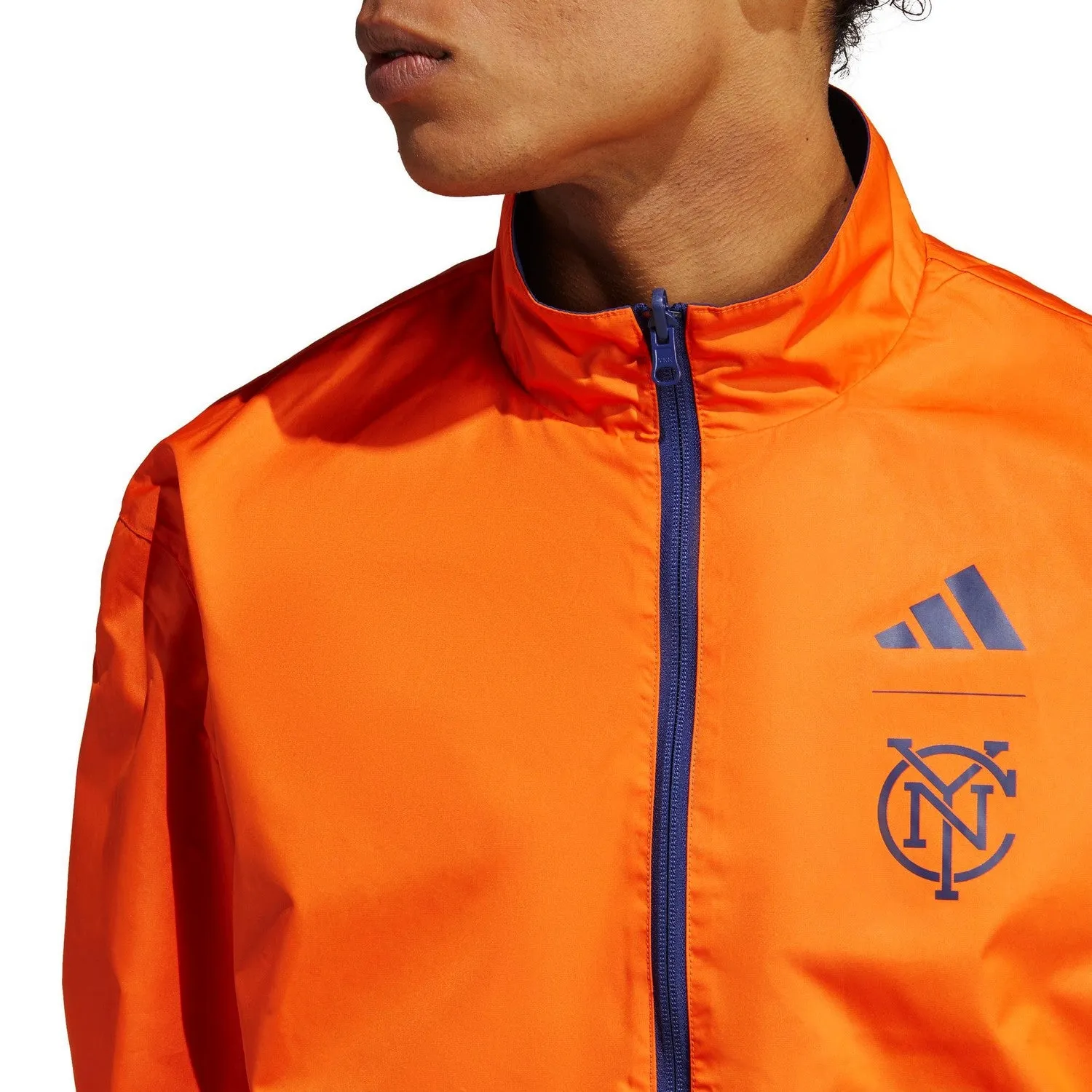 New York City FC pre-match presentation Soccer jacket 2023 - Adidas