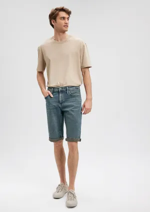 Nicholas Foggy Shaded Mavi Black Jean Shorts