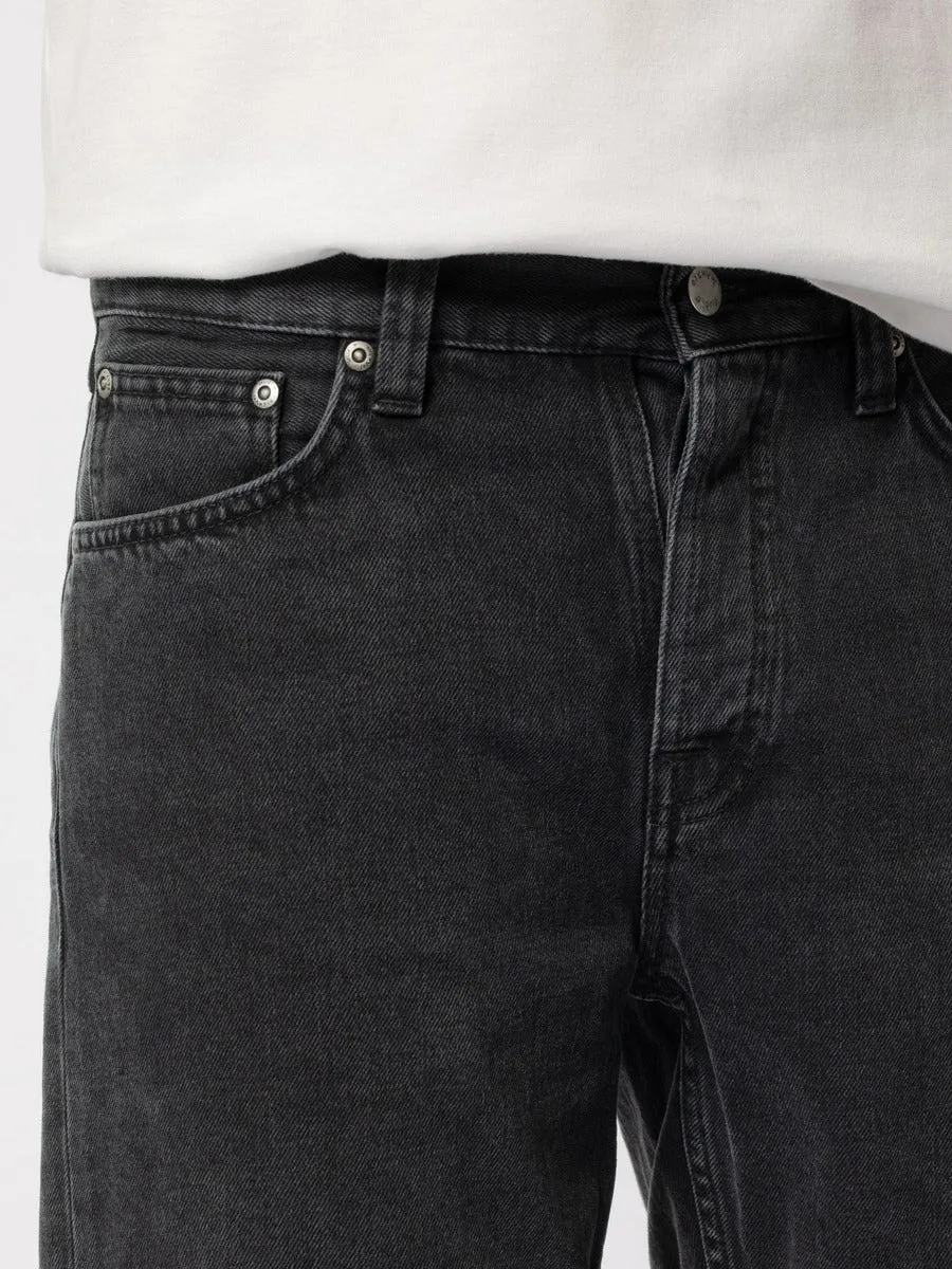 【Nudie Jeans】Josh Shorts Black Water／12.5oz／有機棉 水洗牛仔短褲