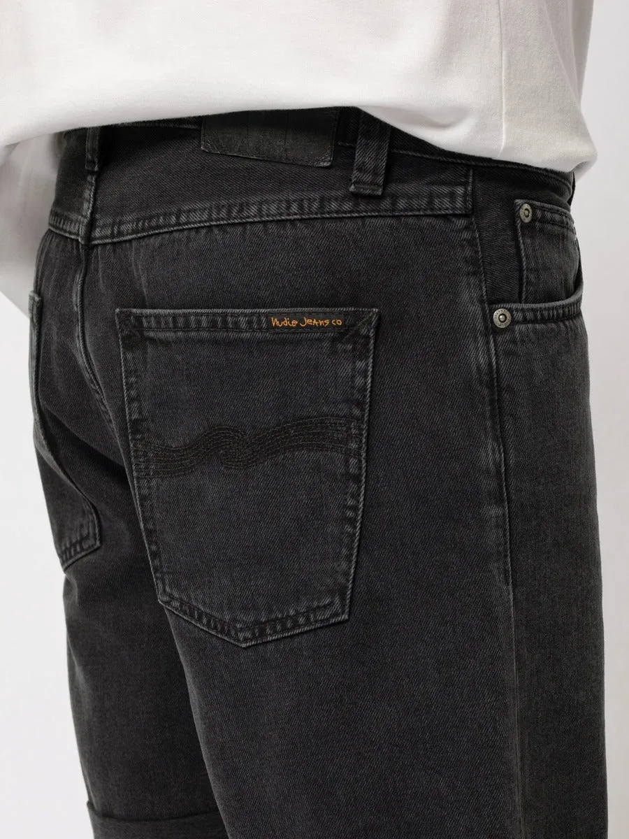 【Nudie Jeans】Josh Shorts Black Water／12.5oz／有機棉 水洗牛仔短褲