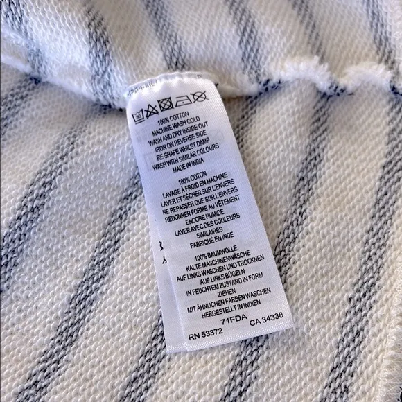 NWOT! French Connection Normandy Stripe Jersey T-Shirt Dress
