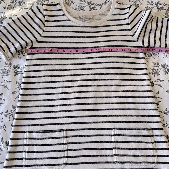 NWOT! French Connection Normandy Stripe Jersey T-Shirt Dress