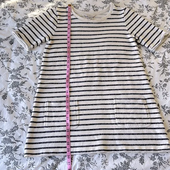 NWOT! French Connection Normandy Stripe Jersey T-Shirt Dress
