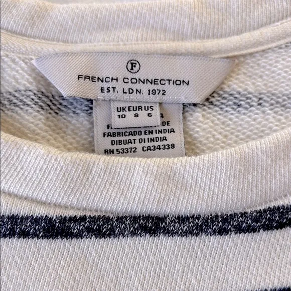 NWOT! French Connection Normandy Stripe Jersey T-Shirt Dress