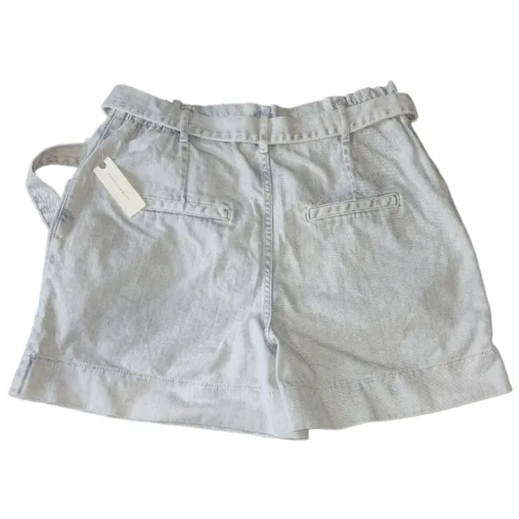 NWT Anthropologie Pilcro &amp; Letterpress Slim Boyfriend High Waisted Tie Shorts