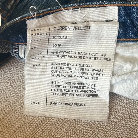NWT CURRENT/ELLIOTT SZ.29 shorts