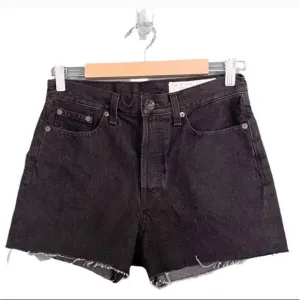 NWT Rag &amp; Bone Maya High Rise Jean Denim Shorts, Black Wash, Women’s Size 29