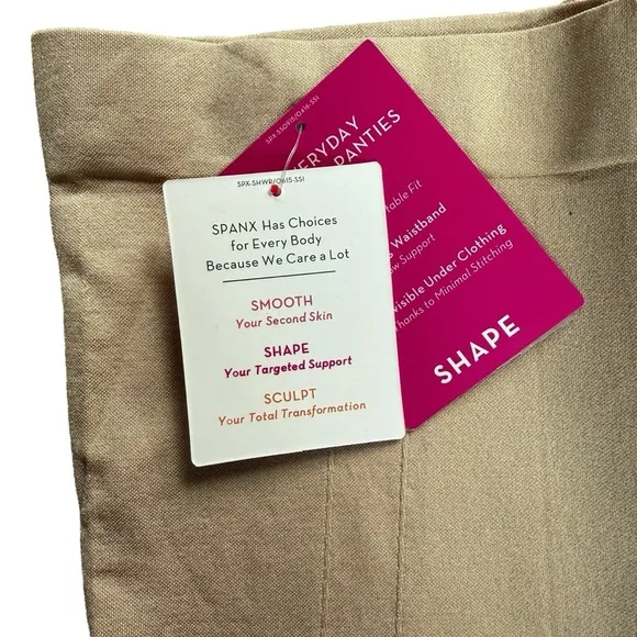 NWT SPANX women’s oncore high waisted mid thigh shorts size large Shapewear nude