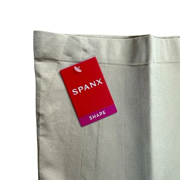 NWT SPANX women’s oncore high waisted mid thigh shorts size large Shapewear nude