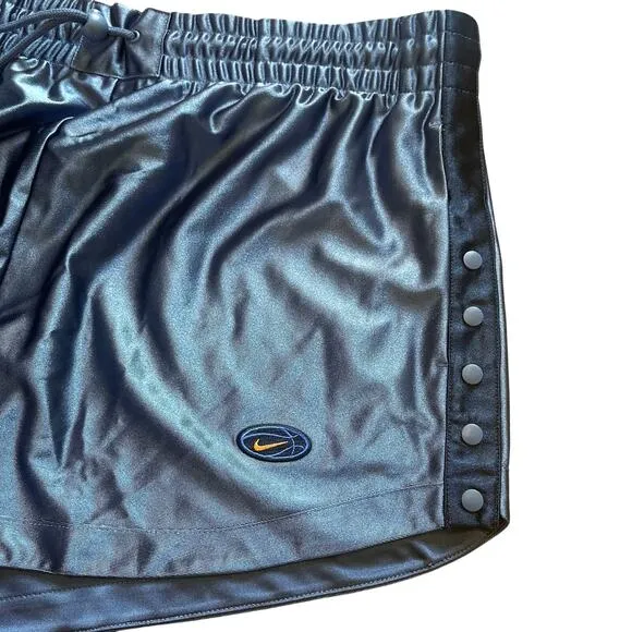 NWT Women's Nike Sportswear Circa 96 High-Waisted Breakaway Shorts Blue Size L