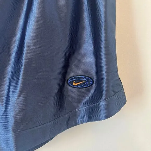 NWT Women's Nike Sportswear Circa 96 High-Waisted Breakaway Shorts Blue Size L