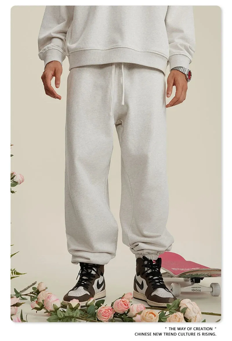 Obsidian Phoenix Luxury 440gsm Heavyweight Sweatpants - Unisex Loose-Fit Casual Sport Joggers