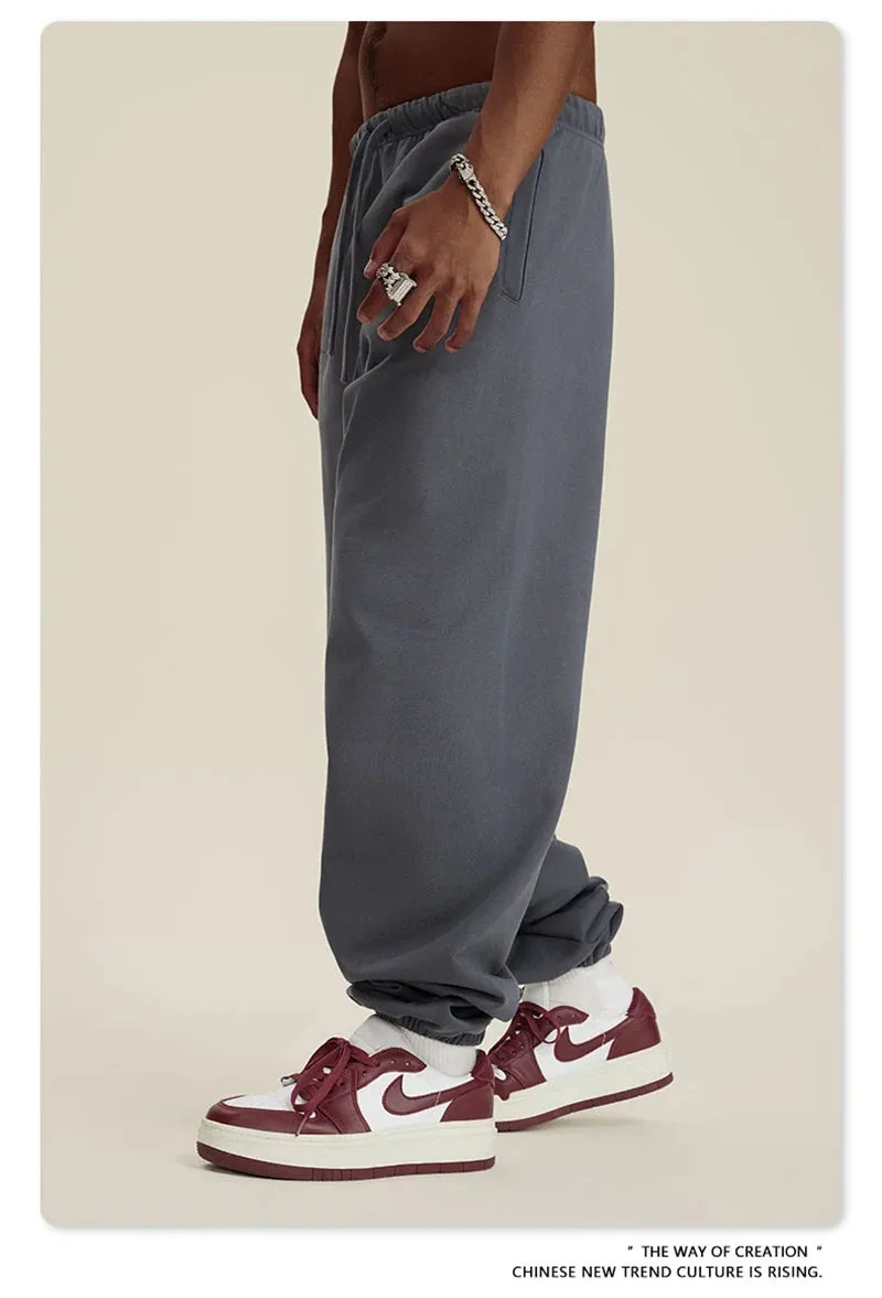 Obsidian Phoenix Luxury 440gsm Heavyweight Sweatpants - Unisex Loose-Fit Casual Sport Joggers