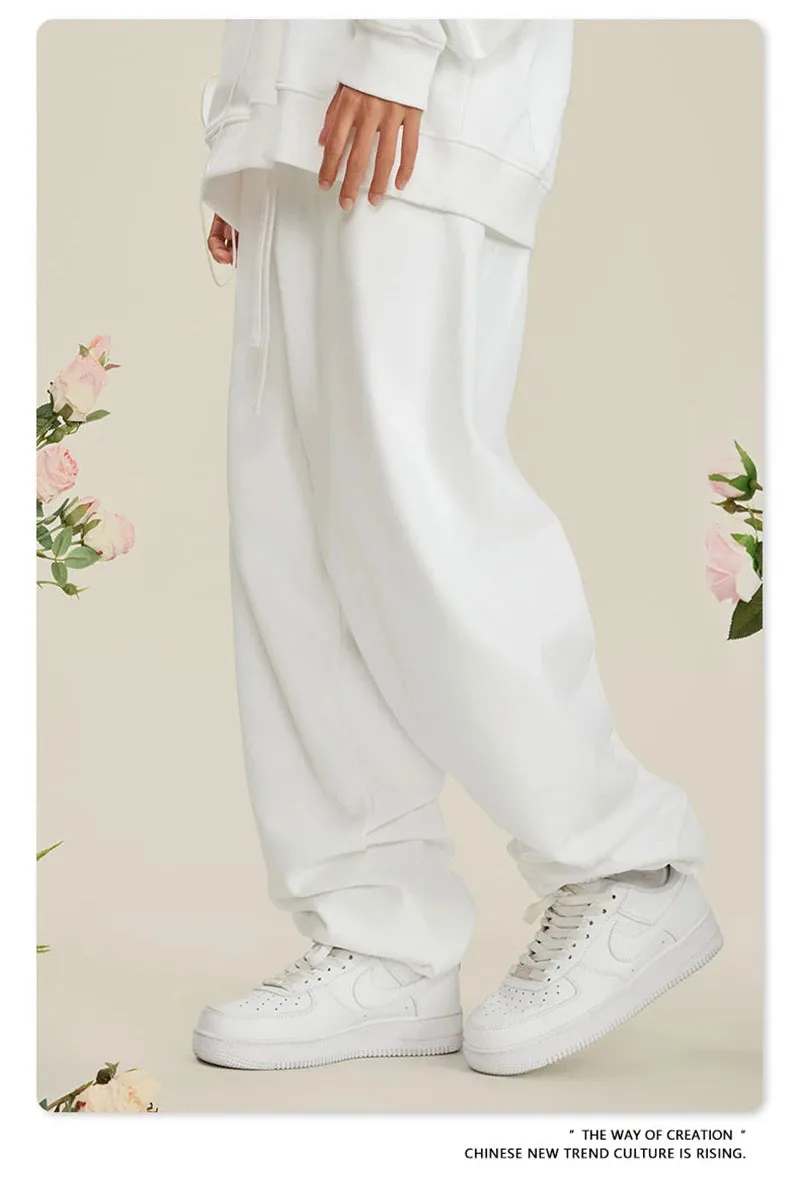 Obsidian Phoenix Luxury 440gsm Heavyweight Sweatpants - Unisex Loose-Fit Casual Sport Joggers