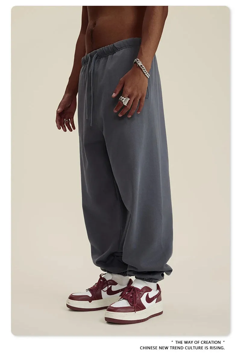 Obsidian Phoenix Luxury 440gsm Heavyweight Sweatpants - Unisex Loose-Fit Casual Sport Joggers