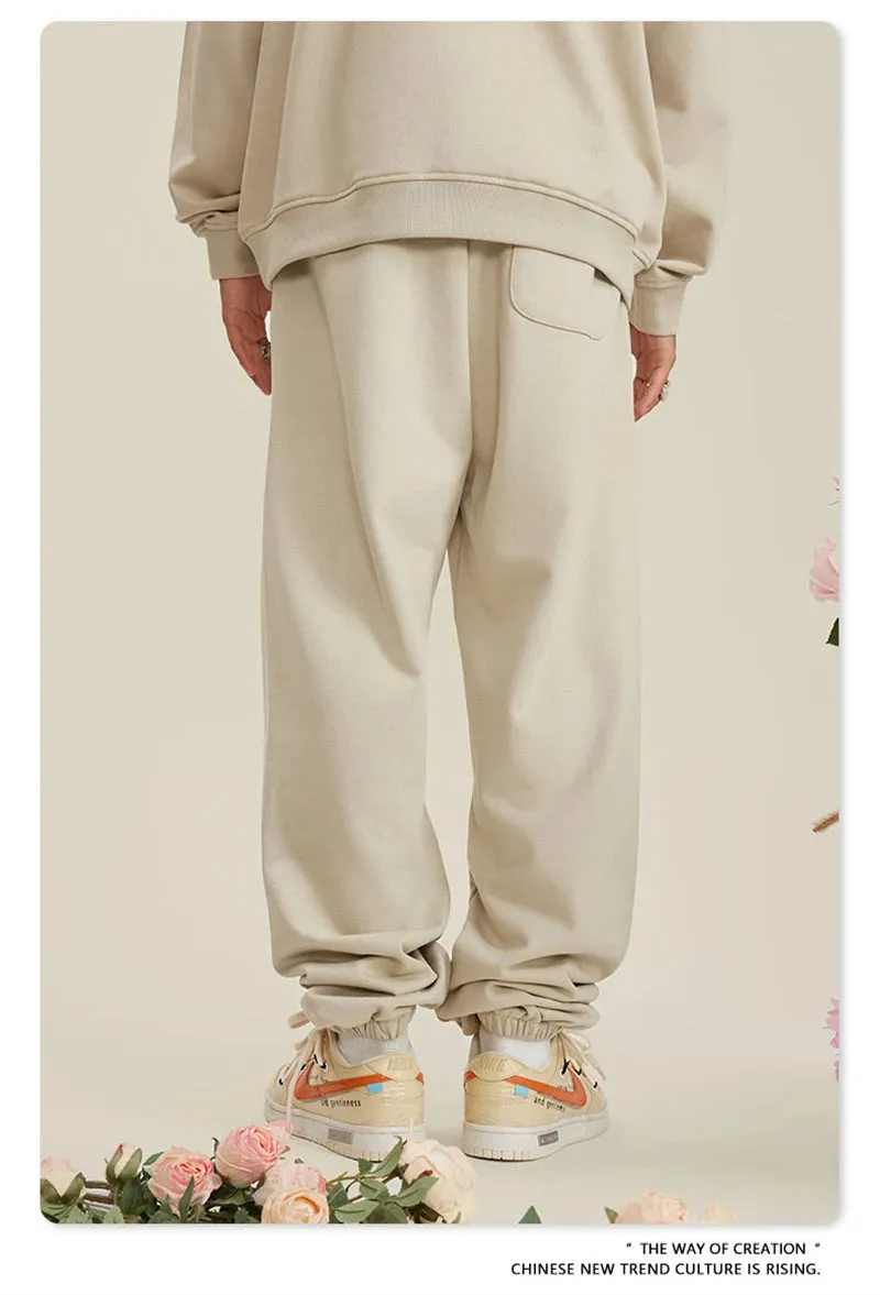 Obsidian Phoenix Luxury 440gsm Heavyweight Sweatpants - Unisex Loose-Fit Casual Sport Joggers